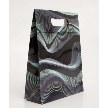 Imagem de Embalagem Presente Sacola Estampada Marisa-68093, UN, Preto