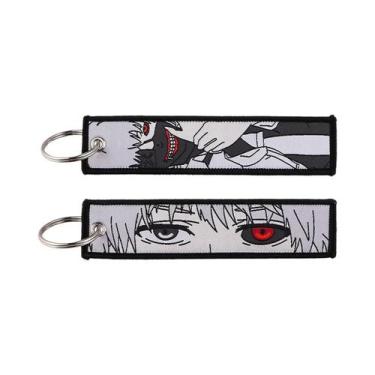 Imagem de Chaveiro Unissex De Anime Bordado Para Motocicletas E Carros Acessório