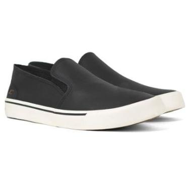 Imagem de Tênis Masculino Slip On Colcci Couro Leather Casual Elástico Confortável 0224-Masculino
