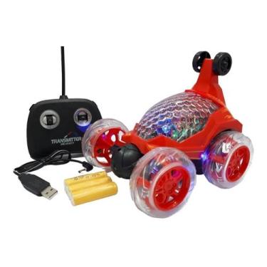 Imagem de Carrinho Maluco Controle Total Crazy Bateria Recarregável  Gira 360  C