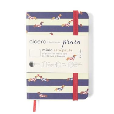 Imagem de CADERNETA CICEROS PRAIA SEM PAUTA 9X13 CACHORROS