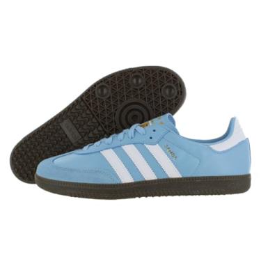 Imagem de adidas Sapatos de samba masculinos, Azul claro/branco-nuvem/azul-tátil, 45
