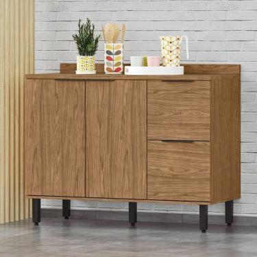 Imagem de Balcão Para Pia Módulo De Cozinha 120cm - Toscana Freijó