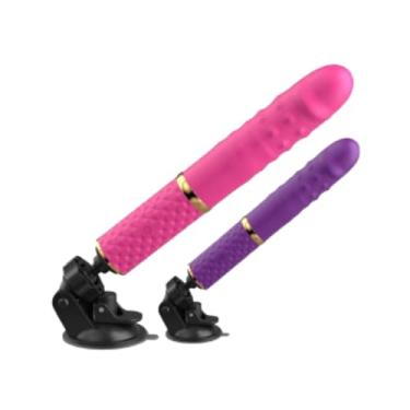 Imagem de Vibrador Vai e Vem com Ventosa: Controle Total Pelo Seu Celular!
