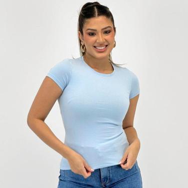 Imagem de Blusa Malwee Básica Gola Redonda Manga Curta Feminina-Feminino