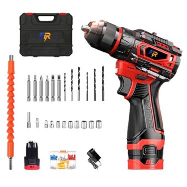 Imagem de Furadeira e Parafusadeira de Impacto 16.8V Brushless, 60Nm, Kit Completo c/ 1 Bateria 1.3Ah, Maleta Plástica, Eixo Flexível, Soquetes e Acessórios Profissionais