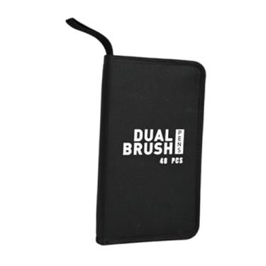 Imagem de Esquirla Estojo porta-lápis de cor, compacto e protetor, ideal para canetas, ideal para estúdio e ateliê, 48 Buracos