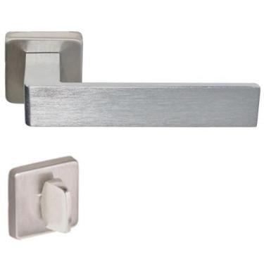 Imagem de Fechadura Tess 1750-55mm escovada-Imab Roseta Quadrada