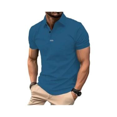 Imagem de Camisas Polo Masculinas Leves E Respiráveis Com Tecnologia De Controle
