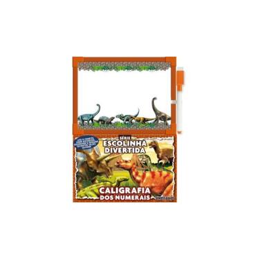 Imagem de Livro - Dinossauros Série Escolinha Divertida - Caligrafia dos Numerai