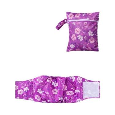 Imagem de Fraldas Para Cães Ajustáveis, Laváveis, Absorventes E Reutilizáveis Pa