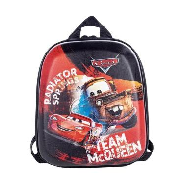 Imagem de Mochila Escolar MaxToy Relâmpago McQueen Vermelho-Unissex