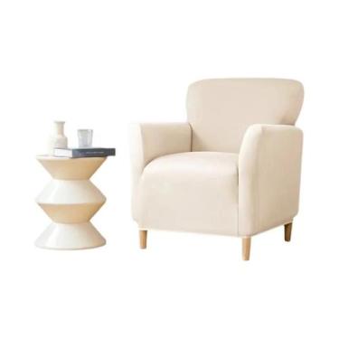 Imagem de Capa De Sofá Elástica Repelente À Água, Cor Sólida, Capa Para Poltrona