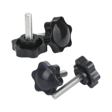 Imagem de Parafusos De Aperto Manual Com Rosca Macho Hexagonal M4 M5 M6 M8 M10, 