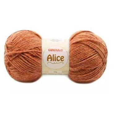 Imagem de Lã Alice Círculo Cor 4187 Xarope 100g - Fio para Tricô e Crochê - no-b