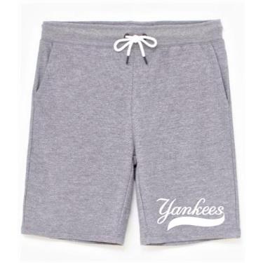 Imagem de Bermuda Plus Size Masculina Yankess Times Baseball Beisebol - Phashion