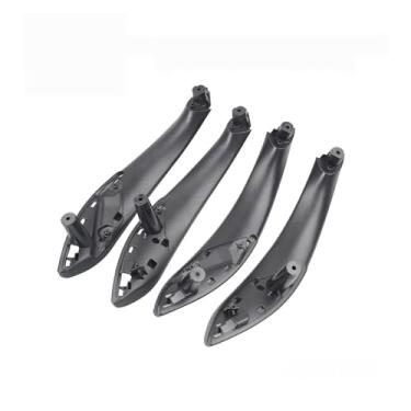 Imagem de Compatível com BMW 3' F30 F80 F31 F34 4' F32 F82 F33 F83 F36 4pcs Portas Internas Maçaneta Puxar Guarnição Capa 51417279311(F30 Black)