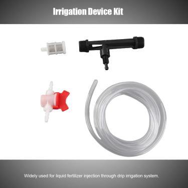 Imagem de Aoresac Kit de Injetor de Fertilizantes de Irrigação, Material Plástico Premium Com Fio Masculino G3/4 para o de Gotejamento, Princípio do Sifão para Injeção de Fertilizante Líquido