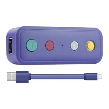 Imagem de BaotyJie Controlador Bluetooth sem fio, adaptador conversor USB com cabo, conexão fácil, plug and play, para uso doméstico, sala de jogos e escritório.