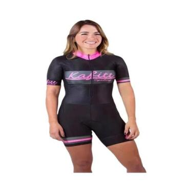 Imagem de Macacão De Ciclismo Feminino De Verão Com Manga Curta GEL20D KAFITT, B