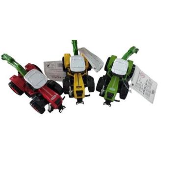 Imagem de Trator De Metal Farm Truck Fricção Com 3 Un  Miki Toy