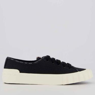 Imagem de Tênis Coca Cola Pant Canvas Feminino Preto-Feminino