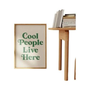 Imagem de Pôster Moderno OH HI OK Em Tela Para Decoração De Quarto, Estudo, Sala