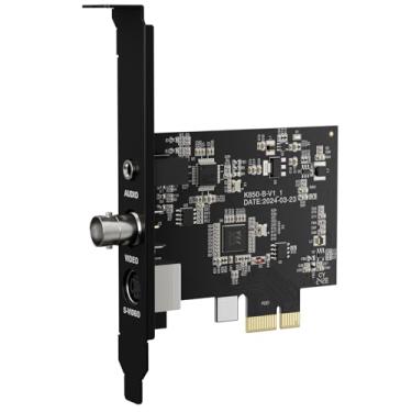 Imagem de Placa de captura de vídeo PCIE, placa de captura HDMI para streaming, jogos e gravação, placa de captura de vídeo HDMI, passagem com latência ultrabaixa no Windows 8, 10, 11 e Linux