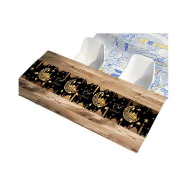 Imagem de Caminho De Mesa Xadrez Festivo De Natal Com Laço, Decoração Durável De