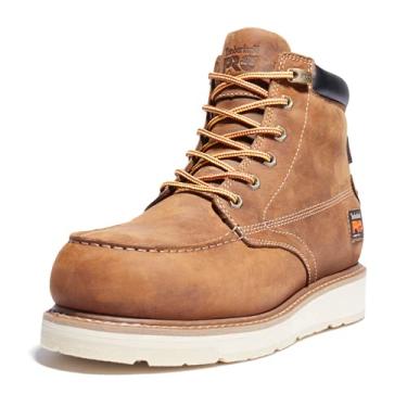 Imagem de Timberland PRO Bota masculina Gridworks Alloy Safety Toe impermeável para trabalho industrial, marrom dourado, 45