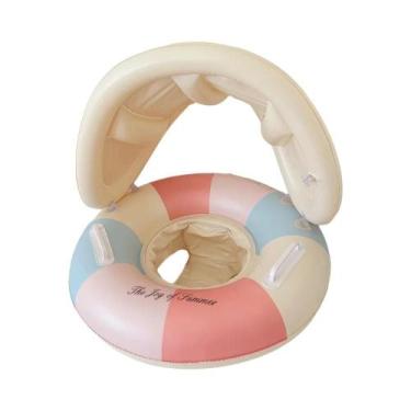 Imagem de Boia Inflável Para Piscina Com Assento Para Esportes Aquáticos Acessór