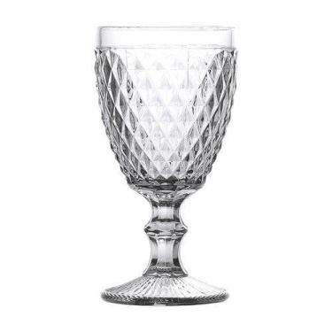 Imagem de Conjunto 2 Taça Vinho Bico de Abacaxi Transparente - WELLMIX
