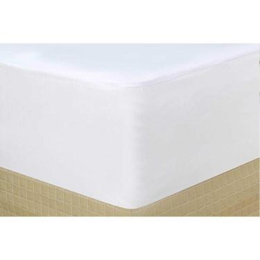 Imagem de Protetor Colchão Casal Liso Impermeável (138x188) - Ortobom