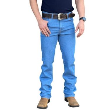 Imagem de Calça Jeans Masculina Country Rodeio com Elastano Estilo Cowboy Premiu