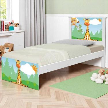 Imagem de Bi Cama Juvenil Zap Safari Girafa com Colchões