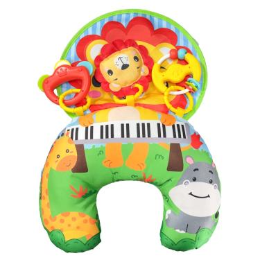 Imagem de Almofada Atividade Bebê Tummy Time Chocalho Maxi Baby