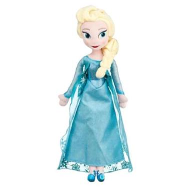 Imagem de Boneca De Pano Elsa Frozen Disney 40 Cm Brinquedo Menina - Elka, Color