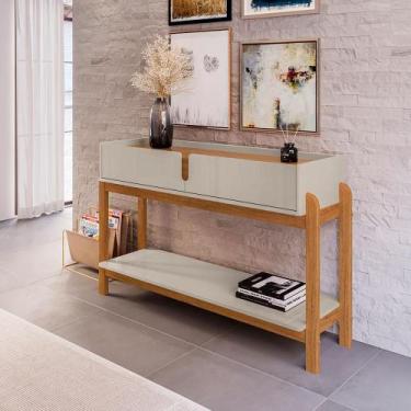 Imagem de Aparador Lizz 2 GV Off White e Cedro - Modern