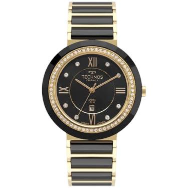 Imagem de Relógio Technos Feminino Ceramic/saphire Dourado - 2015CEJ/2P