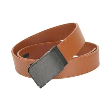 Imagem de Cinto Tático Masculino De Couro Genuíno Com Fivela Automática De Luxo 