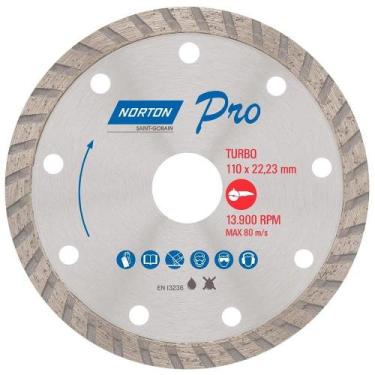 Imagem de Disco Diamantado Norton Pro turbo 110mmx22,23mm
