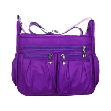 Imagem de Bolsa De Ombro Transversal Feminina De Grande Capacidade Em Nylon Impe