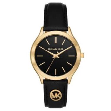 Imagem de Relógio Michael Kors Slim Runway MK7553/0DN Preto-Feminino
