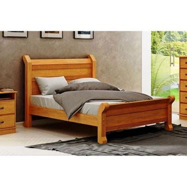 Imagem de Cama de Casal Júlia de Madeira Maciça Pinus