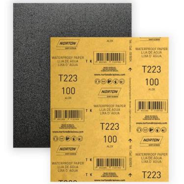 Imagem de Folha de lixa D'água 225 x 275 mm - T223 - Norton