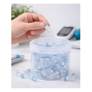 Imagem de Piteira Descartável Ajuda Parar de Fumar, Filtro de Cigarro, Reduz Nicotina e Outras Substâncias Elimina Odor das Mãos Pote com 100