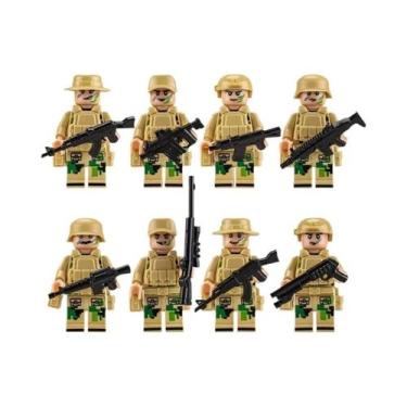 Imagem de Bonecos Humanoides Miniaturas, Blocos De Montar De Soldados, Personage