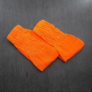 Imagem de Meia Aeróbica Feminina Cor:Laranja NeonTamanho:M - Saulo Lingerie, Lar