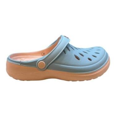Imagem de Sandalia Feminino Boa Onda Babuche Easy Ultraconforto Superleve Azul-Feminino