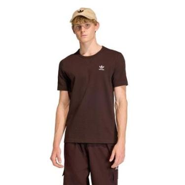 Imagem de Camiseta Waffle Trefoil Essentials Adidas Masculina-Masculino